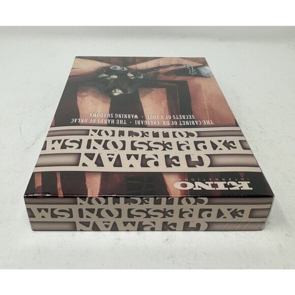 GERMAN EXPRESSIONISM COLLECTION 4 Dvd Set Cabinet Dr. Caligari Hands Orlac NEW - Picture 5 of 7